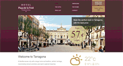 Desktop Screenshot of hotelpdelafont.com